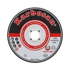 Karbosan 910410 125x1.6x22.23 İnce Kesme Diski 25’li Kutu (İnox)