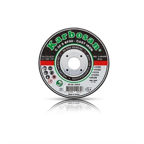 Karbosan 910340 230x3.0x22.23 Döküm Kesme Diski 25’li Kutu