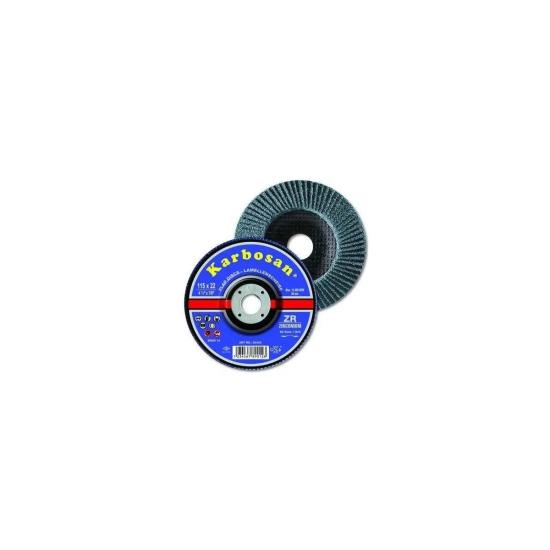 Karbosan 983890 40 Kum 180x22.23 ZR Premium Line Flap Disk 10’lu