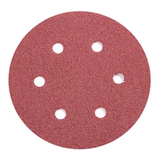 Karbosan 945987 500 Kum 150mm AO F Kağıt Cırtlı Disk 50’li (6 Delikli)