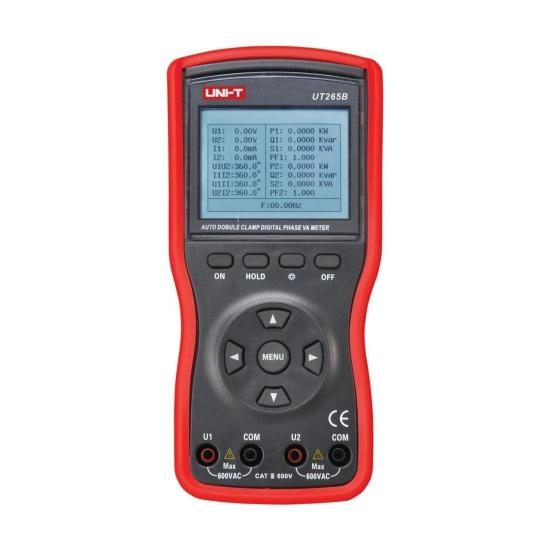 Unit UT265B Akıllı Tip İki Fazlı Dijital Volt Ampermetre