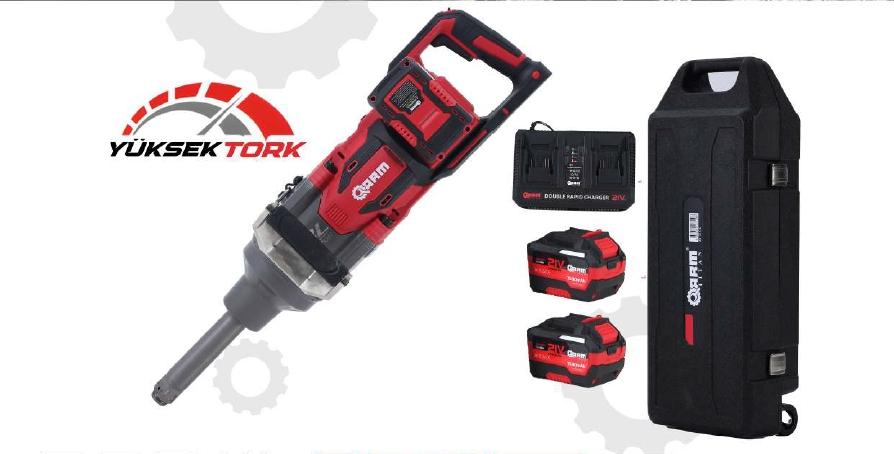 Arm RB-828L 1’’ 21V Akülü Somun Sökme ve Vidalama 3500Nm 2x7.5Ah