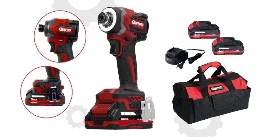 Arm RB-SD2108L 1/4’’ 21V Akülü Vidalama 320Nm 2x2.0Ah