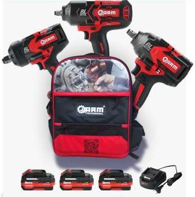 Arm 3’lü Takoz Set 3x6.0Ah Akü + Şarj Aleti