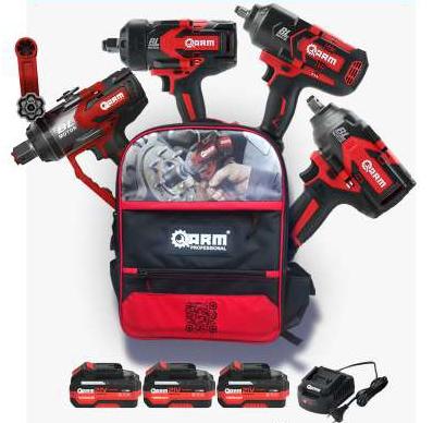 Arm 4’lü Takoz Set 3x6.0Ah Akü + Şarj Aleti
