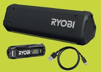 Ryobi RS4-120G 4V Akülü Bluetooth Hoparlör