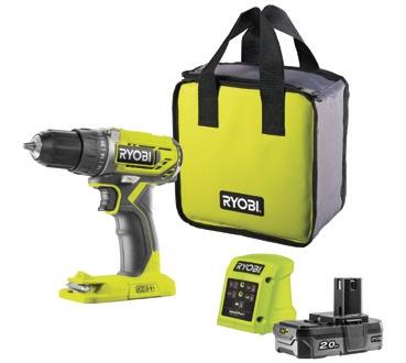 Ryobi R18DD2-220S 18V Akülü Matkap 2x2.0Ah