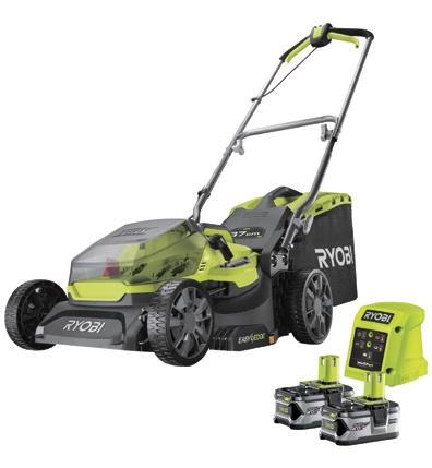 Ryobi RY18LM37A-240 18V Akülü Çim Biçme 2x4.0Ah