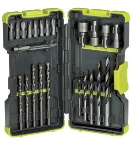 Ryobi RAK30MIX 30 Parça Vidalama Delme Uç Seti