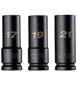 Ryobi RHDIS3PC 3 Parça 1/2’’ Derin Lokma Seti