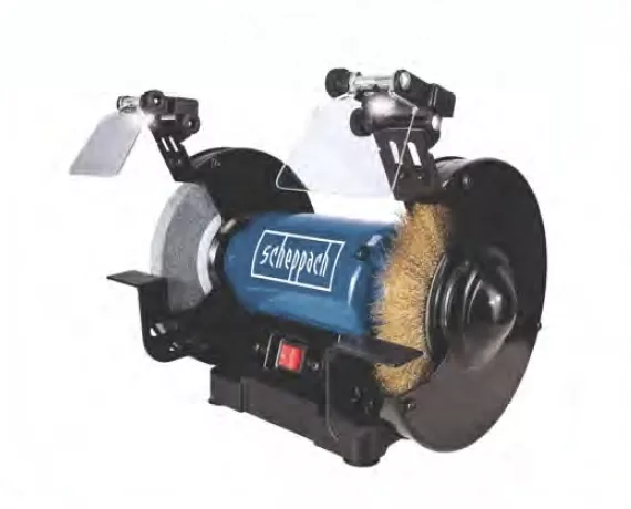 Scheppach SM200LB 500W Tel Fırçalı Taşlama Motoru