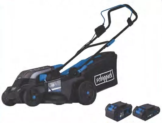 Scheppach BC-MP380 20V Akülü Çim Biçme Makinesi 2x4.0Ah
