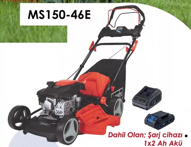 Scheppach MP150 3.5Hp 46CM Hibrit Çim Biçme Makinesi