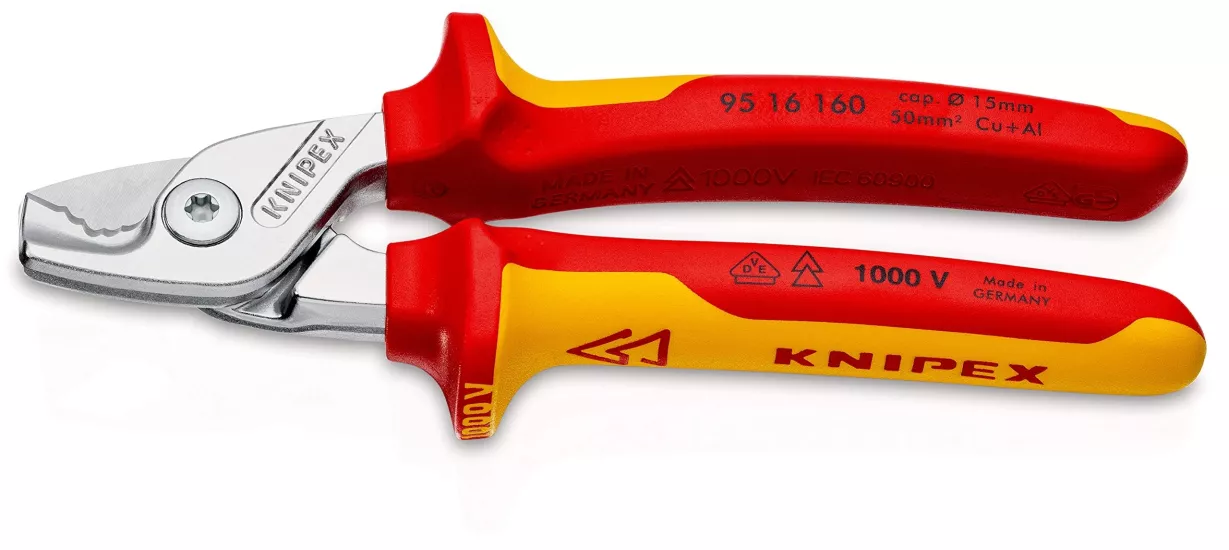 Knipex 95 16 160mm Kablo Makası VDE