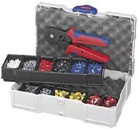 Knipex 97 90 09 Çantalı Pabuç Sıkma Seti