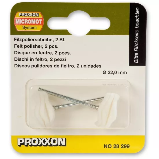 Proxxon 28299 22.0mm 2’li Hassas Polisaj Ucu