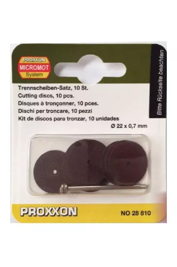 Proxxon 28810 22mm 10’lu Kesme Diski