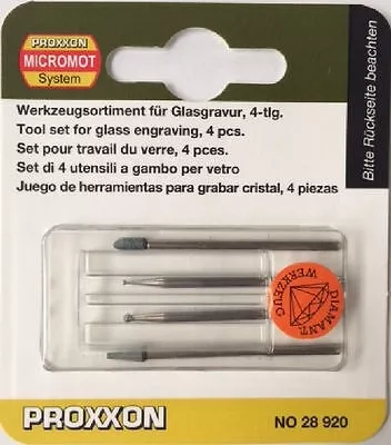 Proxxon 28920 4’lü Cam İşleme Seti