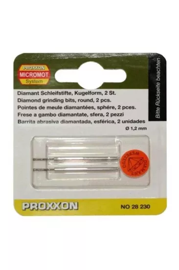 Proxxon 28230 1.2mm 2’li Elmas Uç