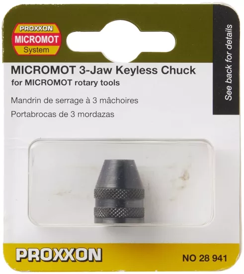 Proxxon 28941 Üç Çeneli Çelik Mandren