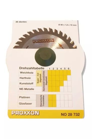 Proxxon 28732 80mm Tungsten Karbür Uçlu Testere