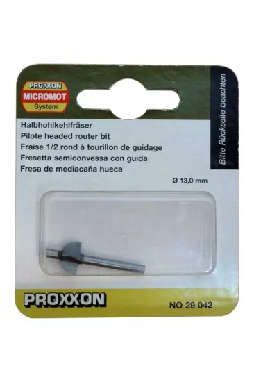 Proxxon 29042 13.0mm Tungsten Karbür Ahşap Freze Ucu