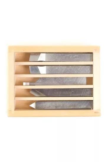 Proxxon 24550 PD400 İçin 10x10x80mm 5’li Torna Kalem Seti