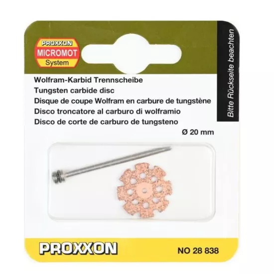 Proxxon 28838 20mm Tungsten Karbür Kesme Diski