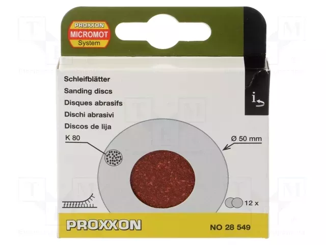 Proxxon 28549 80 Kum Zımpara 12’li (LHW)