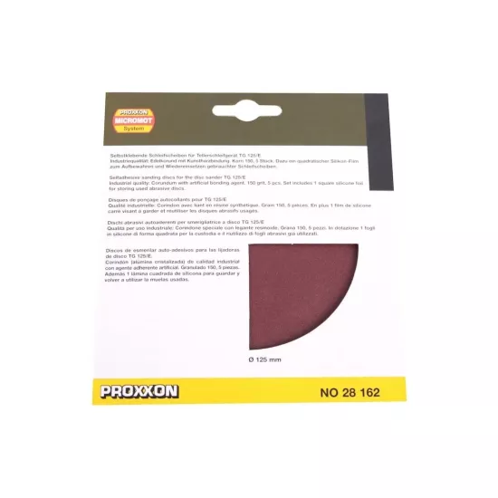 Proxxon 28162 150 Kum Zımpara 5’li (TG125/E)