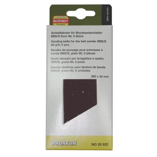 Proxxon 28922 80 Kum Zımpara 5’li (BBS/S)