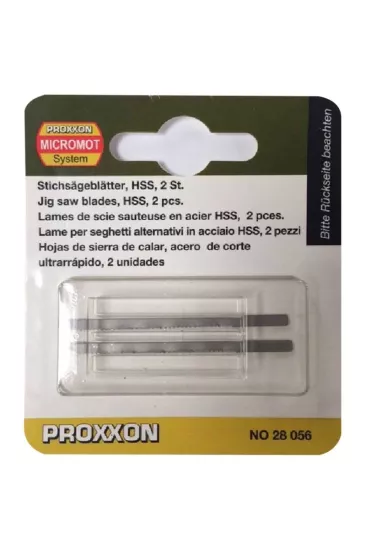 Proxxon 28056 SS230/E ve STS12/E Uyumlu 2’li HSS Testere Bıçağı