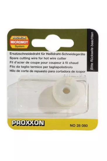 Proxxon 28080 THERMOCUT Kıl Testere İçin Makara Tel 30mx0.2mm
