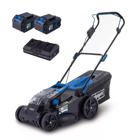 Scheppach BC-MP430 20V Akülü Çim Biçme Makinesi 2x4.0Ah