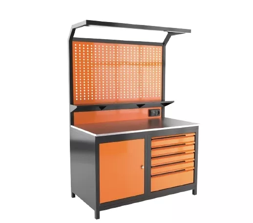 Retta RTA9201 Panolu Dolaplı Çalışma Tezgahı 5 Çekmece (Boş)