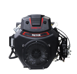 Kama R670E 22Hp Benzinli İpli - Marşlı Motor Konik