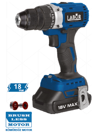 Labor BX8014 18V Akülü Darbeli Matkap
