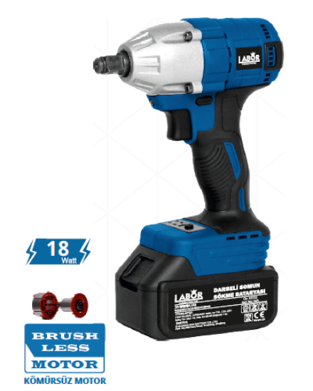 Labor BX8016 18V Akülü Darbeli Somun Sökme