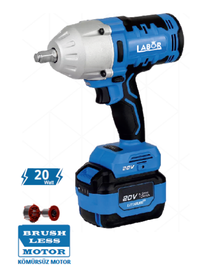Labor LBR95305 20V Akülü Darbeli Somun Sökme
