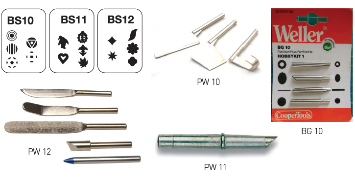 Weller HOBBY KIT1 Dekoratif Desen Havya Uçları