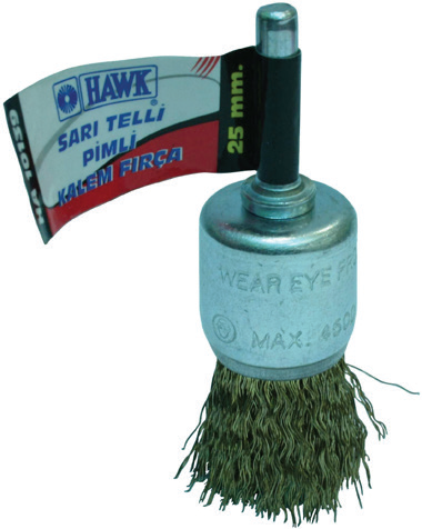 Hawk HA10143 12mm Sarı Telli Pimli Kalem Fırça 50’li
