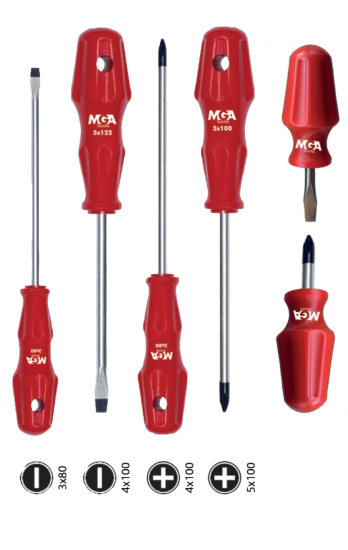 Mga MG11148-T 4+2 Topaç Tornavidalı Set