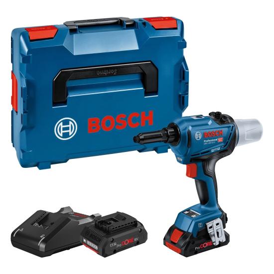 Bosch Akülü Perçin Makinesi GRG 18V-16 C (2 x 4,0 Ah Akü) - 06019K5001