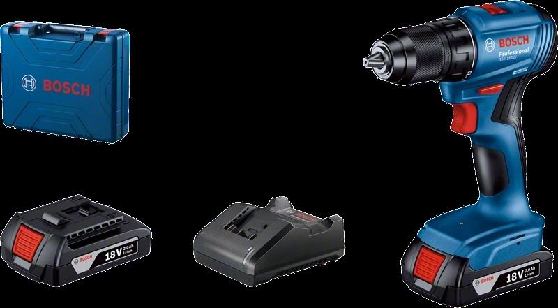 Bosch Akülü Vidalama Matkabı GSR 185-LI (2 x 2,0 Ah Akü) - 06019K3000