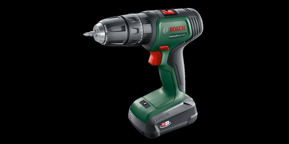 Bosch Akülü Darbeli Vidalama Matkabı UniversalImpact 18V (1 x 1,5 Ah Akü) - 06039D4101