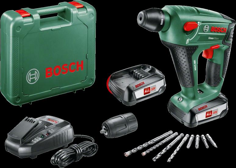 Bosch Akülü Darbeli Vidalama Matkabı Uneo Maxx (2 x 2,5 Ah Akü) - 0603952327