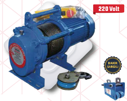 Shun 1 Ton Profesyonel Çok Amaçlı Vinç 220V
