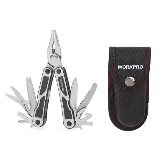 WORKPRO WP382009 15 IN 1 Çok Fonksiyonlu Profesyonel Pense Seti + Taşıma Kılıfı