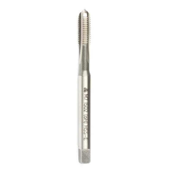 Makina Takım HSS-E DIN 371/C Metrik Normal Vidalı Düz Kanallı Makina Kılavuzu M3