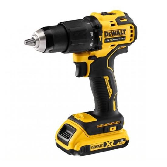 Dewalt DCD709D2T 18V 2.0 Ah Li-ion Kompakt Kömürsüz Akülü Darbeli Vidalama
